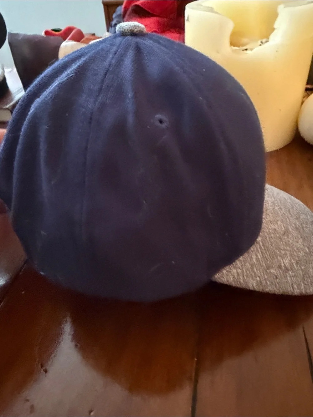 Navy and Gray Snapback Cap